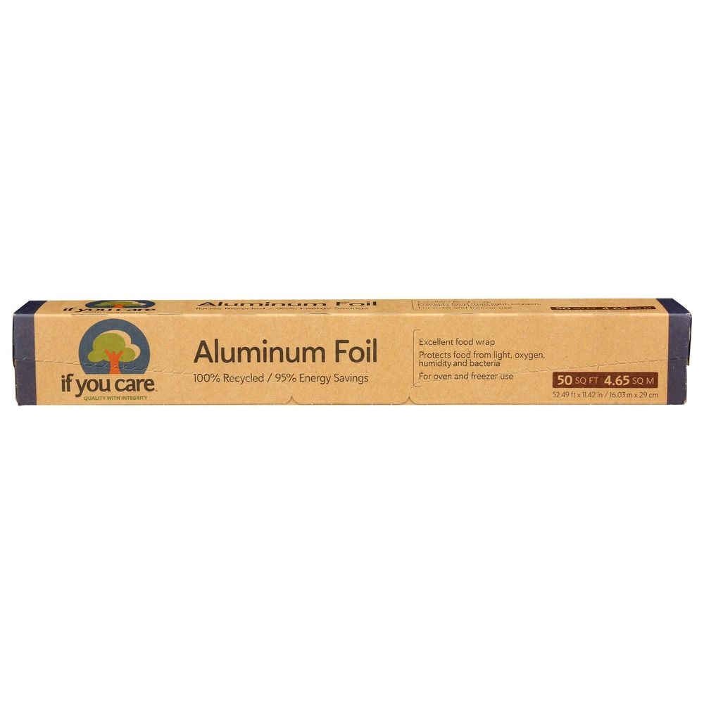 If You Care 100 Percent Recycled Aluminum Foil, 50 Square Feet -- 12 per case
