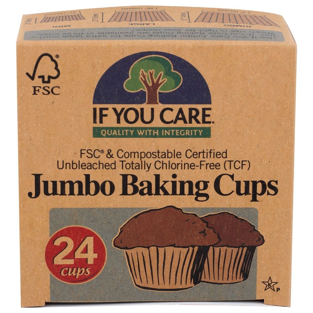 If You Care Jumbo Baking Cups, 24 count -- 24 per case