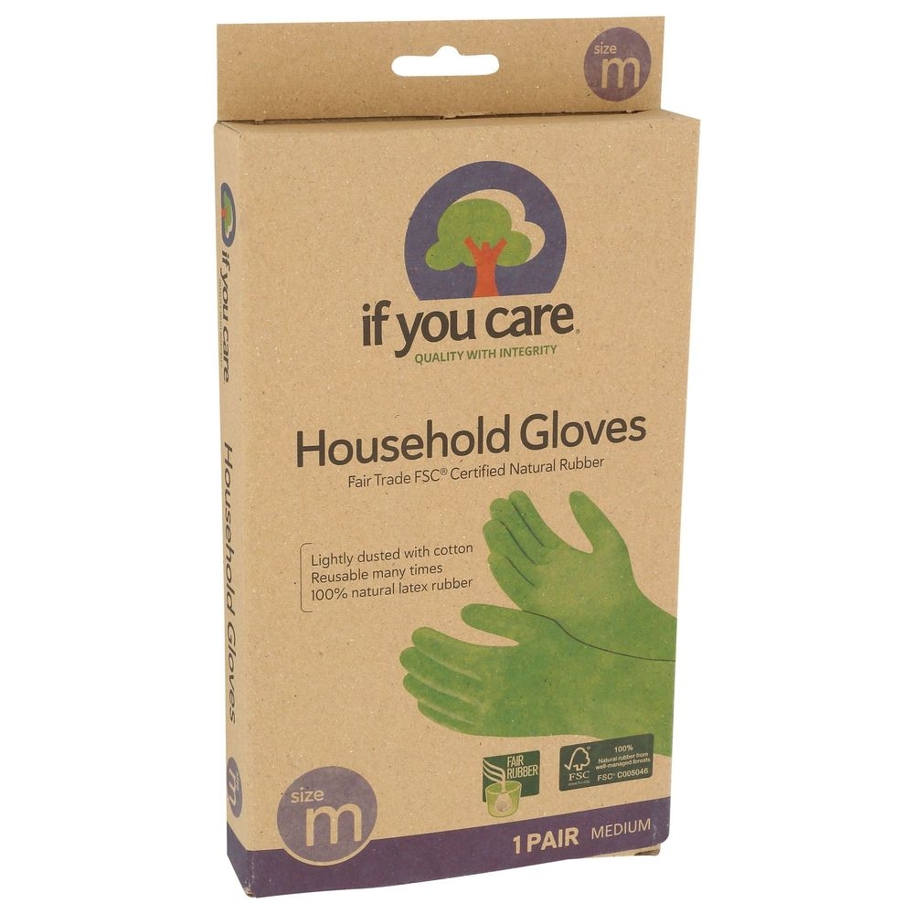 If You Care Medium Household Gloves -- 12 per case