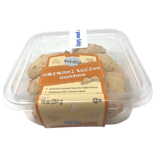 Two Bite Caramel Toffee Scones, 10 Ounce -- 24 per case