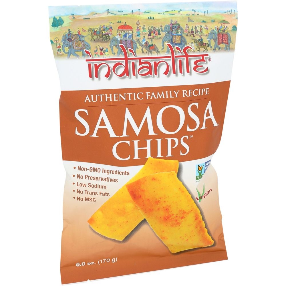 Indian Life Samosa Chips, 6 Ounce -- 12 per case