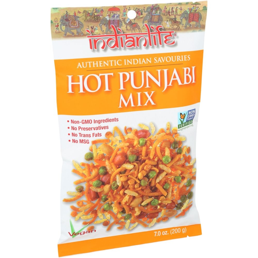 Indianlife Hot Punjabi Snack Mix, 7 Ounce -- 8 per case
