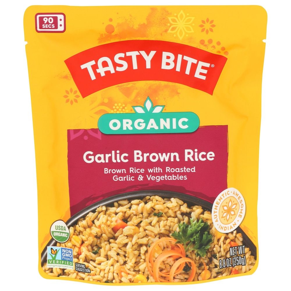Tasty Bite Roasted Garlic Rice, 8.8 Ounce -- 6 per case