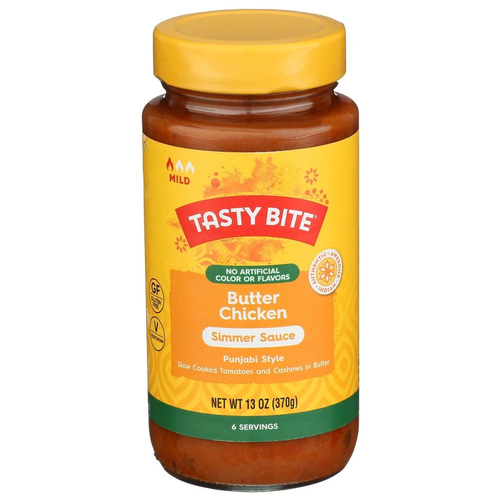 Tasty Bite Butter Chicken Simmer Sauce, 13 Ounce -- 6 per case