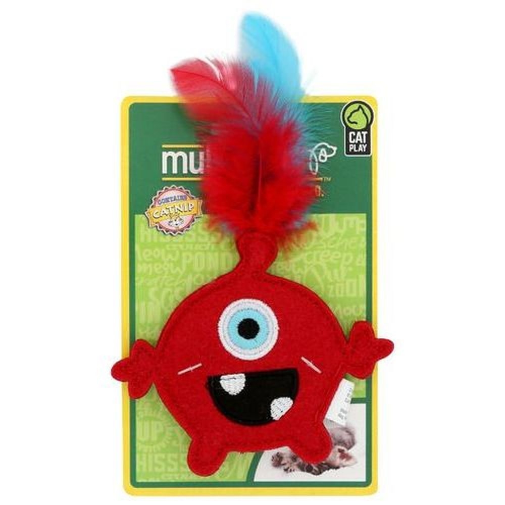 Multipet Monsters with Catnip Toy for Cats, 4 inch -- 3 per case