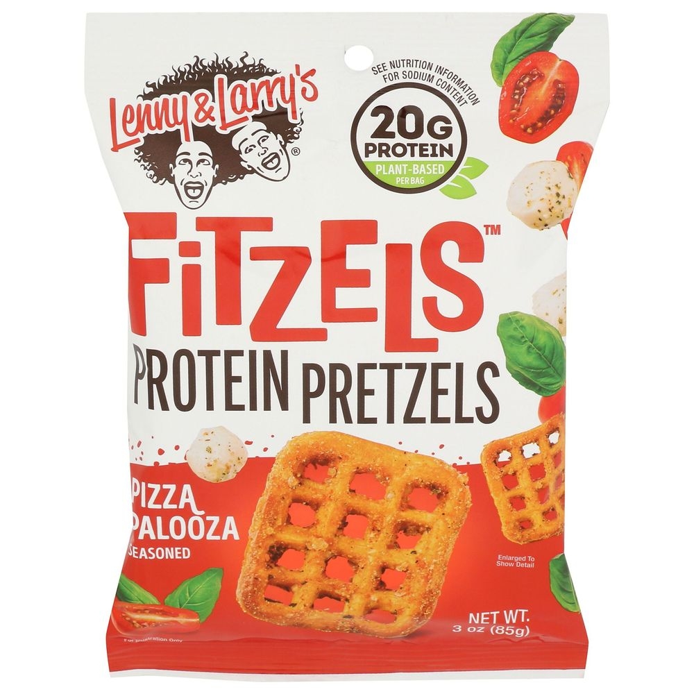 Lenny and Larrys Fitzels Pizza Palooza Pretzels, 3 Ounce -- 8 per case
