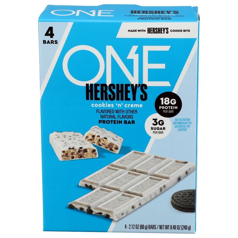 One Cookies N Cream Protein Bar, 8.48 Ounce -- 6 per case