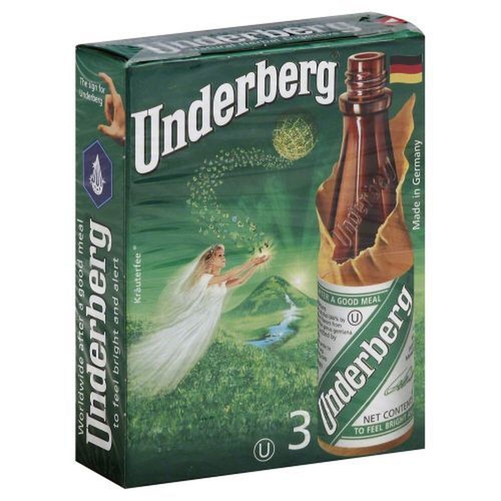 Underberg Natural Herb Bitters, 2 Fluid Ounce -- 10 per case