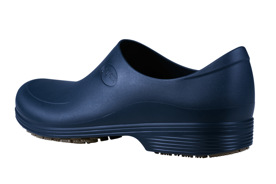 Sticky Shoes Man Style Navy Blue Clogs, Size 8.5  -- 1 pair