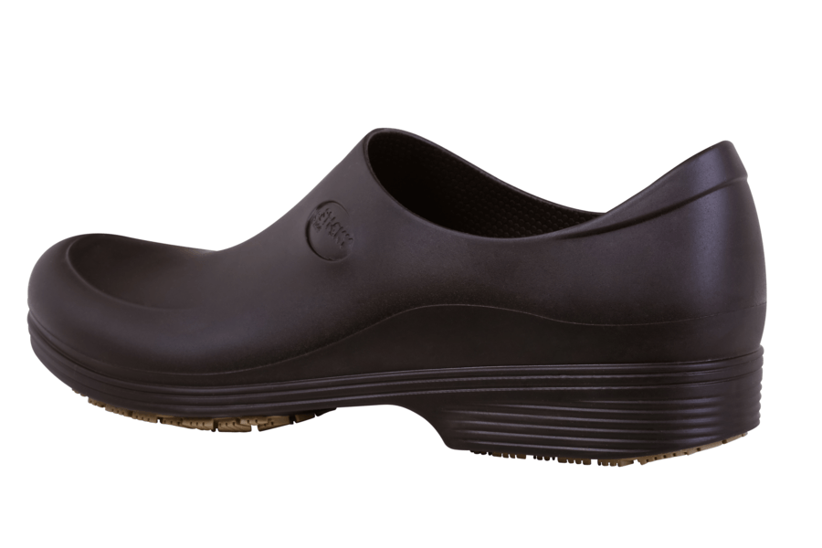 Sticky Shoes Man Style Black Clogs, Size 8.5  -- 1 pair