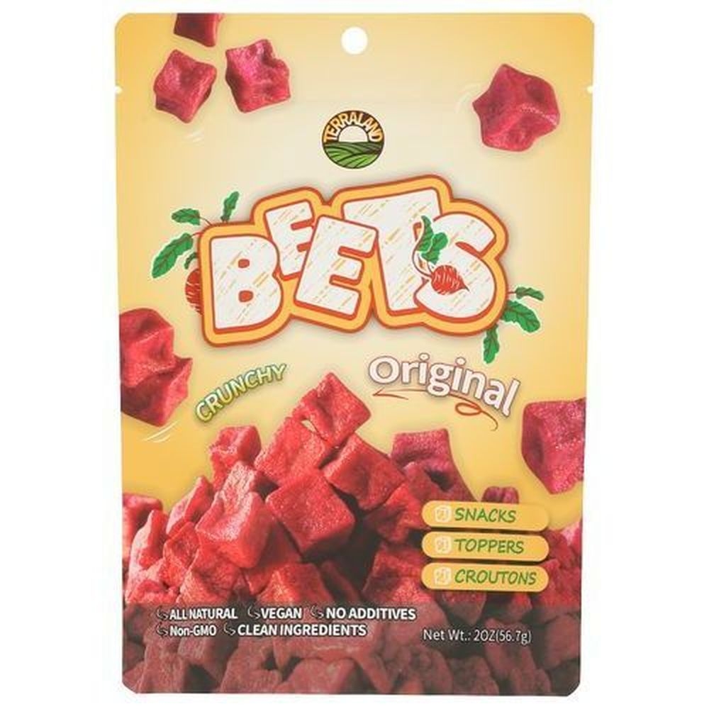Terraland Beets Original Crunchy Snack Chips, 2 Ounce -- 8 per case