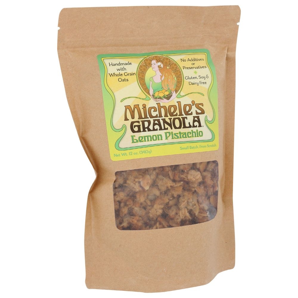 Micheles Lemon Pistachio Granola, 12 Ounce -- 6 per case