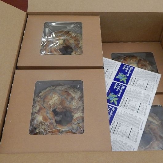 The Original Boston Coffee Cake - Blueberry, 24 Ounce -- 8 per case.