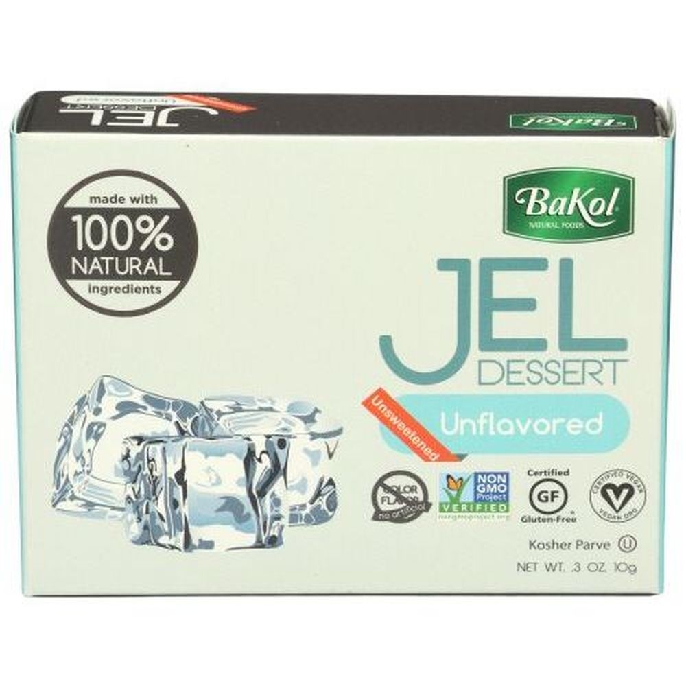 Bakol All Natural Unflavored Jel Dessert, 3 Ounce -- 12 per case