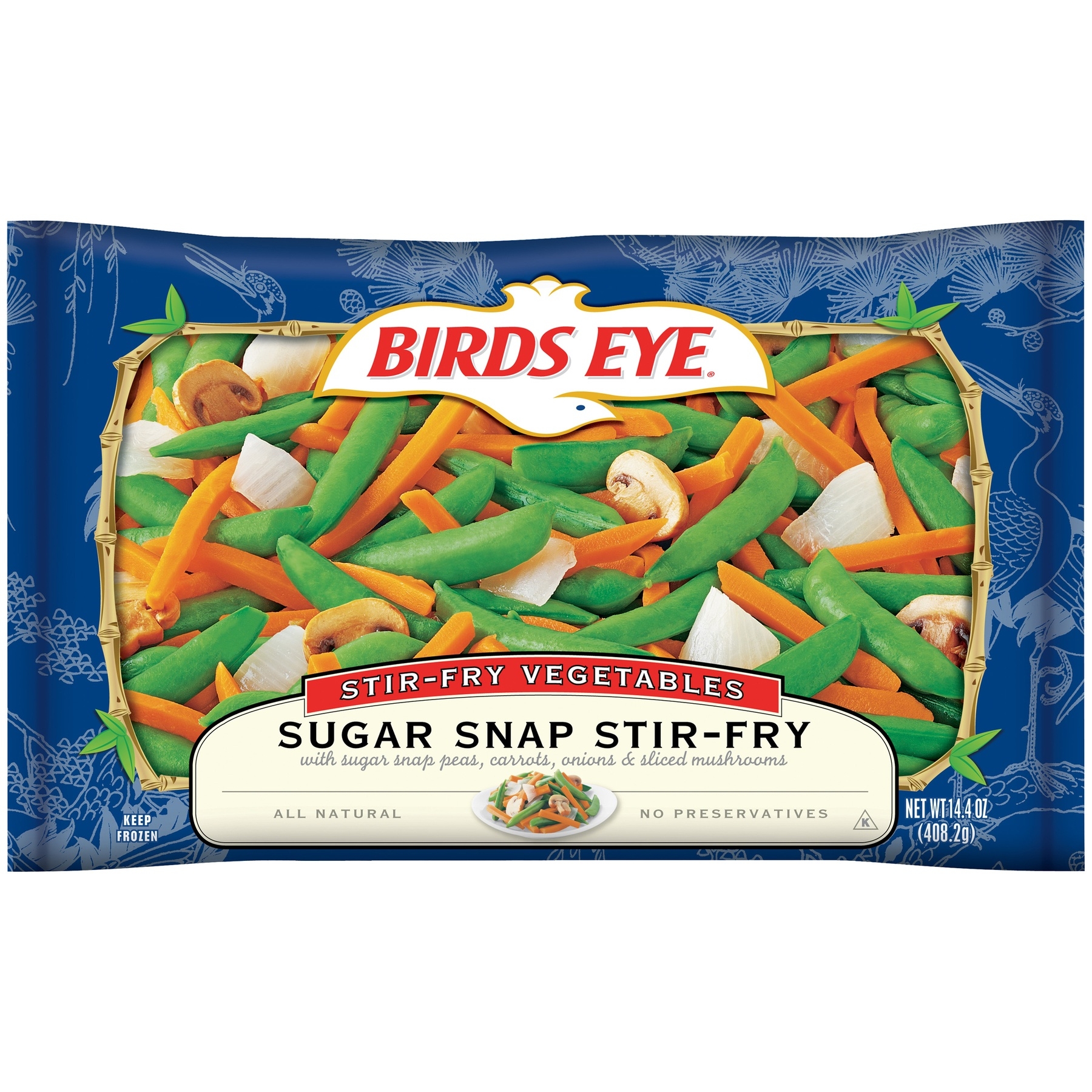 Birds Eye Sugar Snap Stir Fry Vegetables, 14.4 Ounce -- 12 per case.