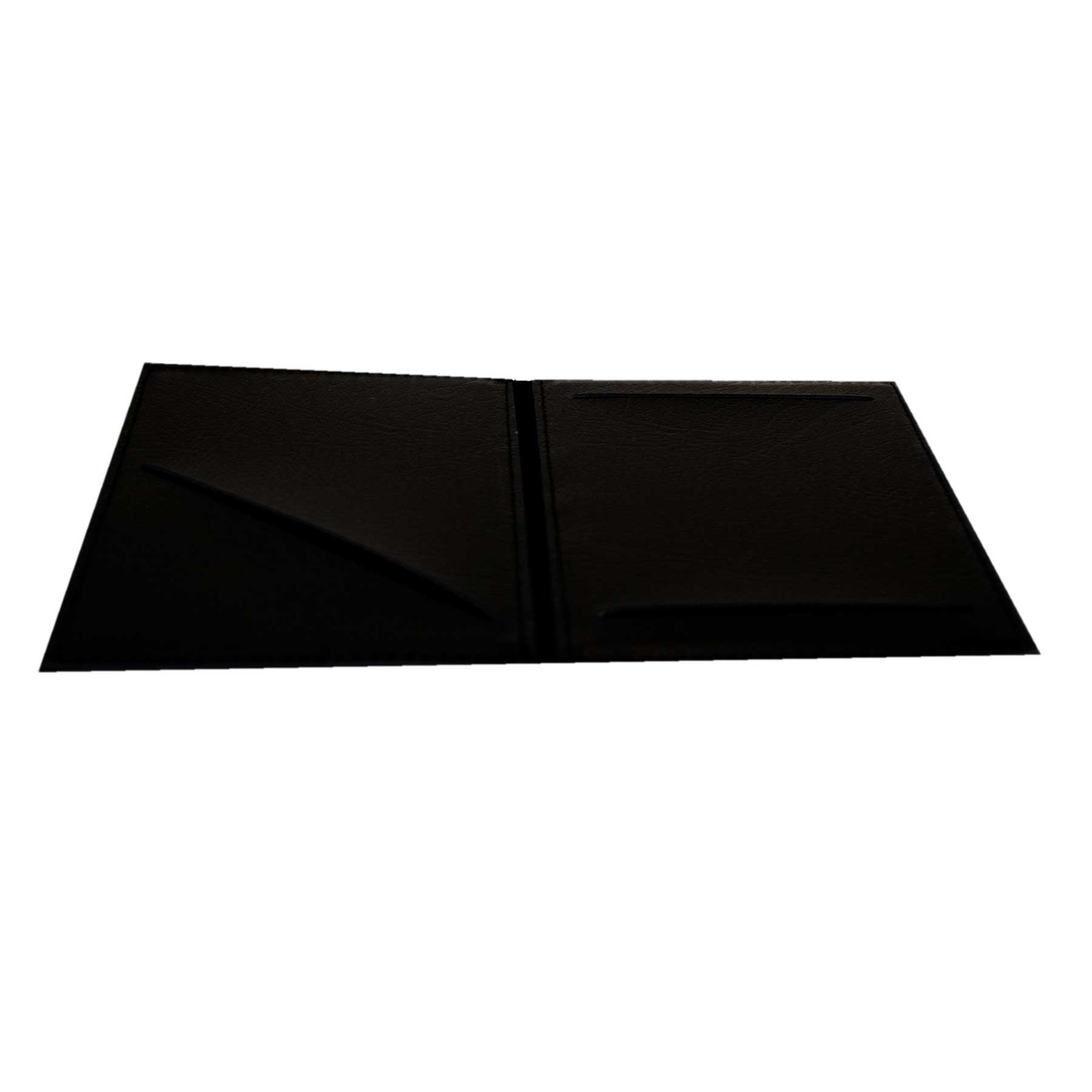National Checking Company Black Castilian Guest Check Holder, 7.25 x 4.5 inch -- 5 per case.