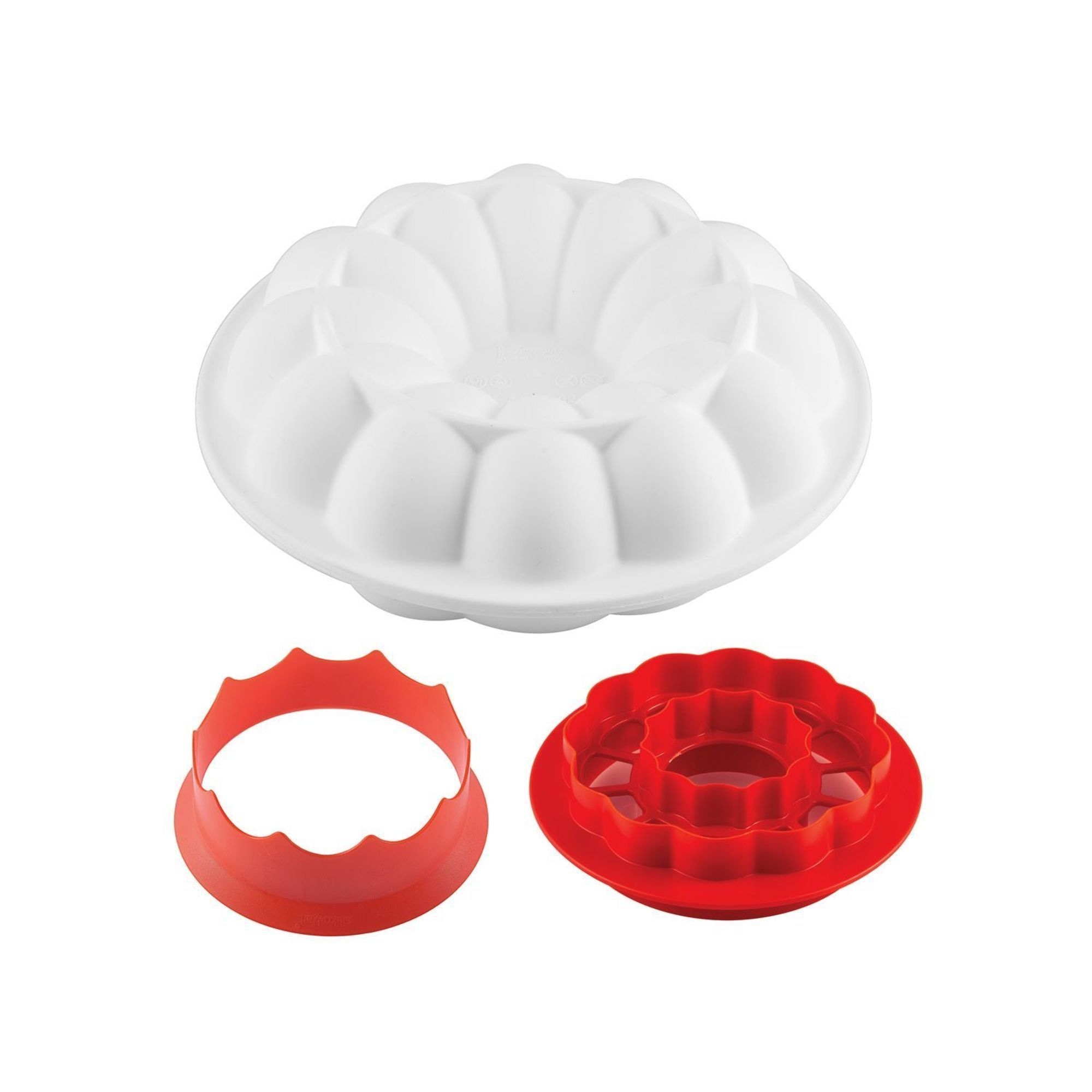 Silikomart Silicone Magia Del Tempo Mold with Cutter, 9 x 8 x 3.7 inch