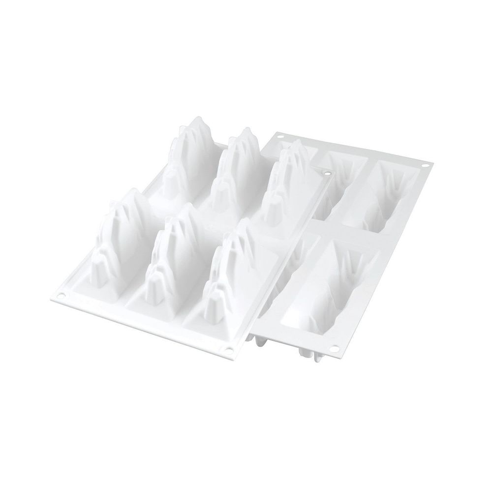 Silikomart Tre Cime 120 Silicone Mold, 120 x 45 x 65 Millimeter