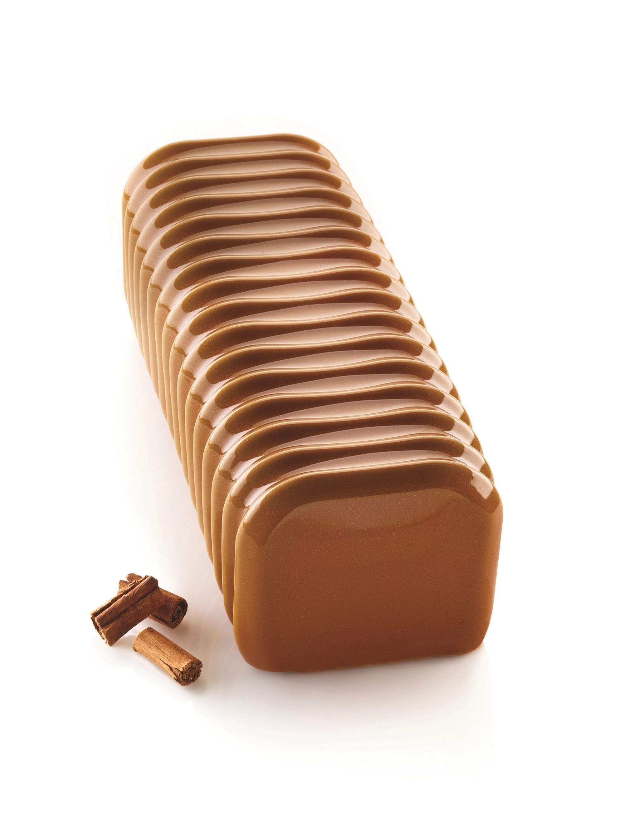 Silikomart TortaFlex Silicone Single Cavities Bandoneon Mold, 10 inch Length x 3.75 inch Width x 3.42 inch Height