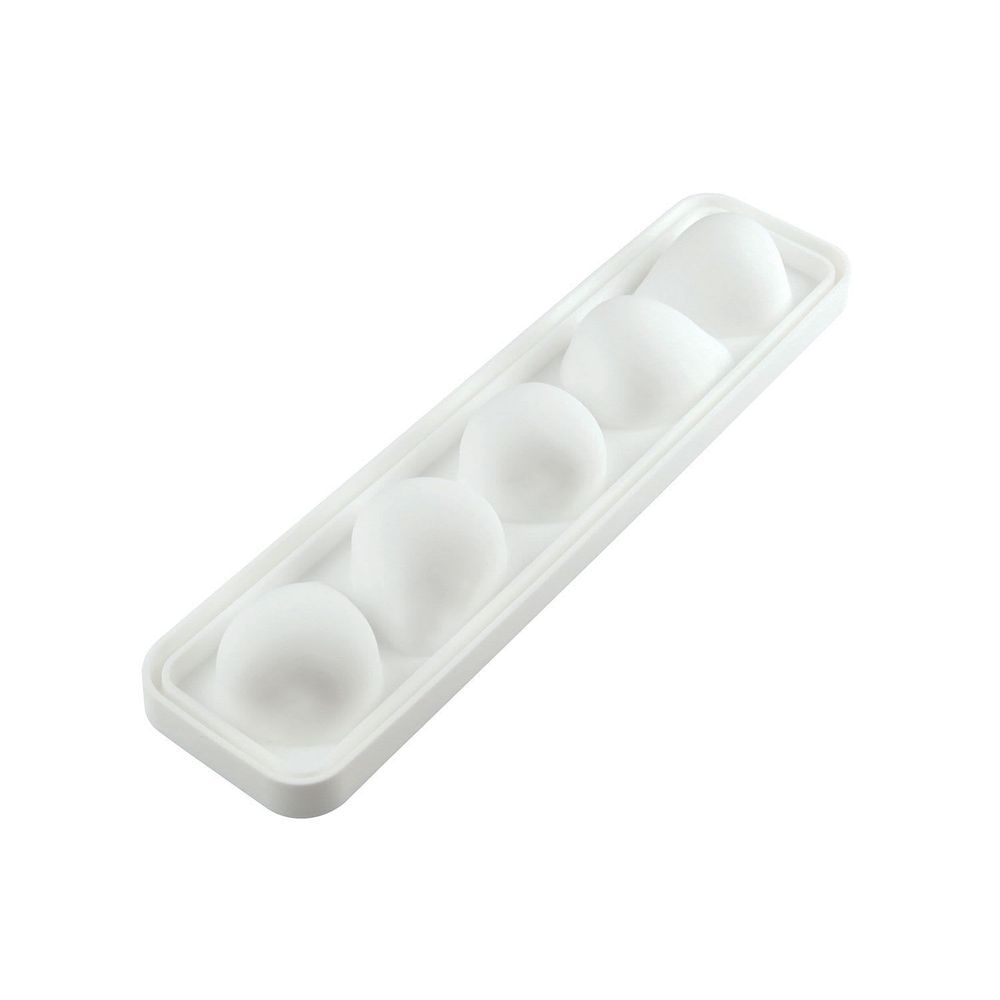 Silikomart Fragola 120 Silicone Mold with Plastic Support, 60 x 77 x 54 Millimeter