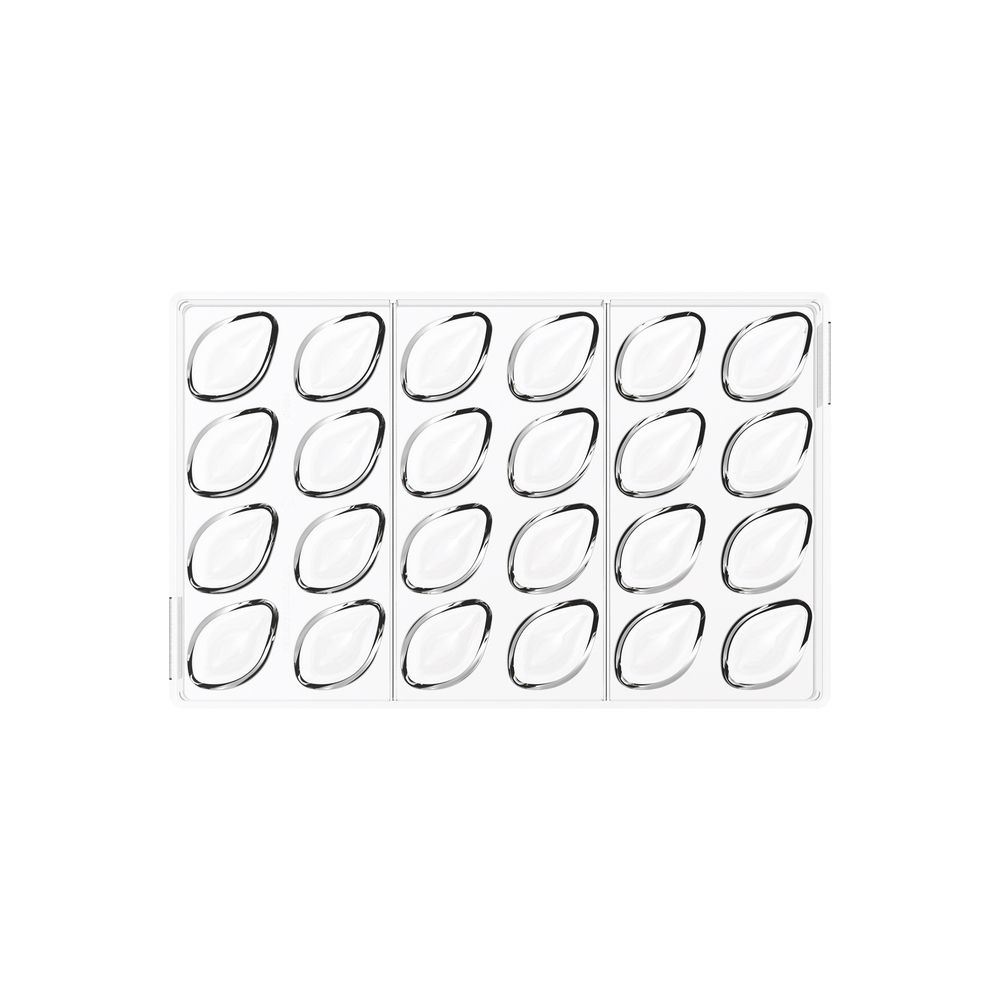 Silikomart Kit Quenelle 01 Tritan and Silicone Mold Kit, 1.65 x 1 x 0.67 inch