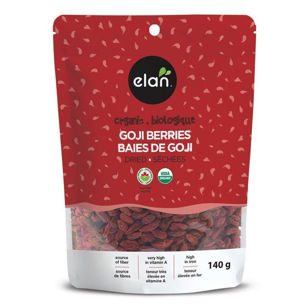 Elan Organic Goji Berries, 4.9 Ounce -- 8 per case