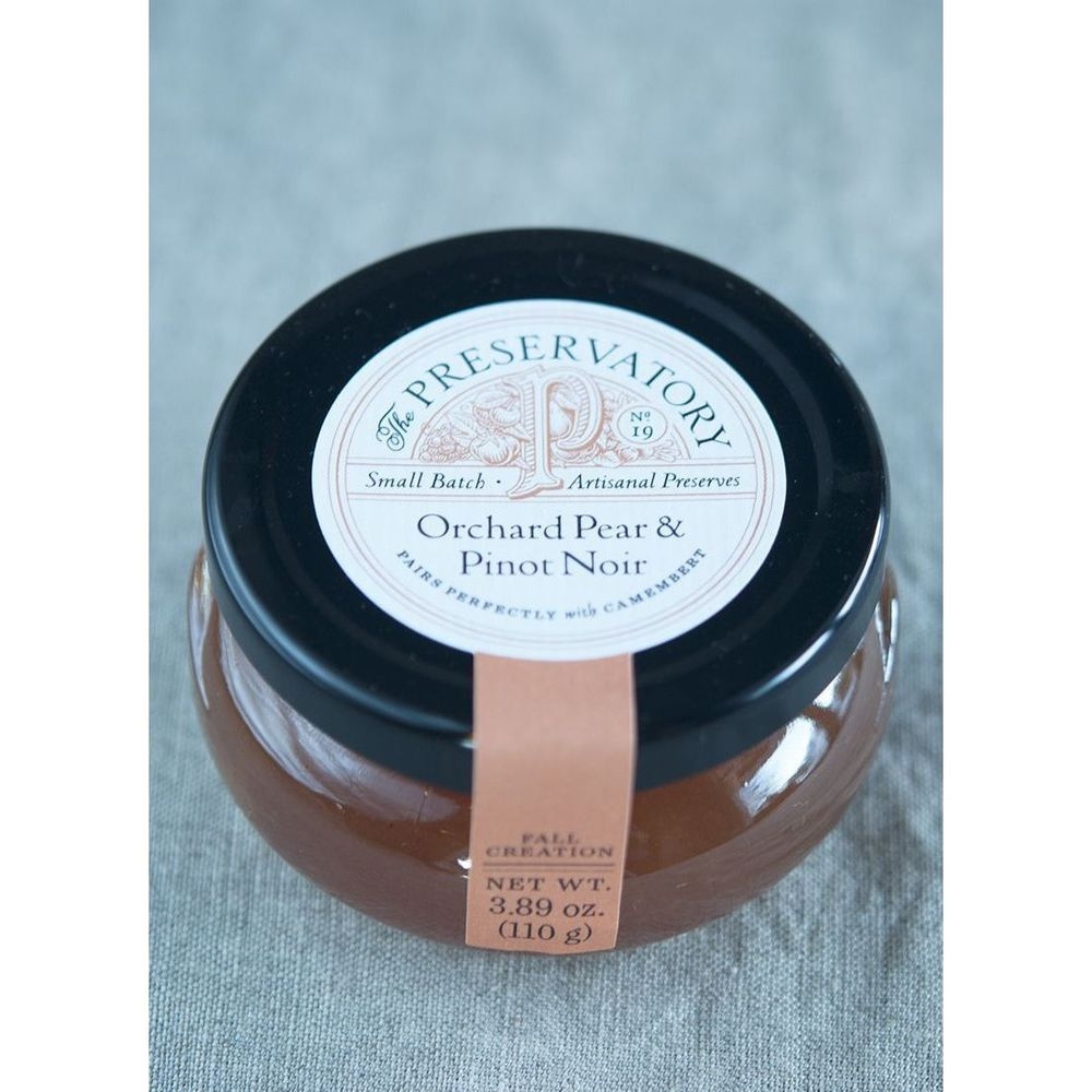 The Preservatory Orchard Pear and Pinot Noir Preserves, 3.89 Ounce -- 12 per case