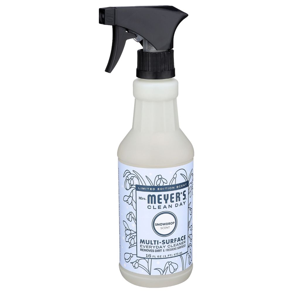 Mrs Meyers Clean Day Snow Drop Multi Surface Cleaner, 16 Fluid Ounce -- 6 per case