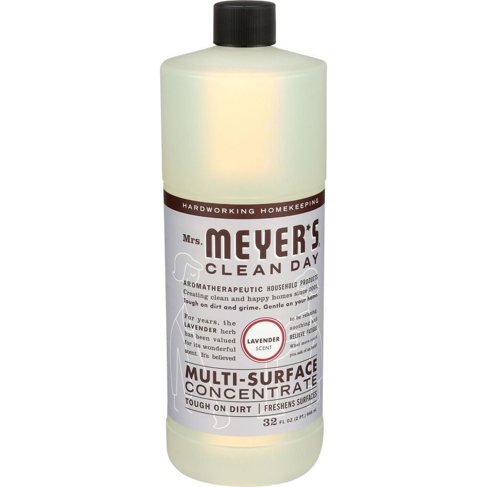Mrs Meyers Lavender Scent Multi Surface Cleaner Concentrate, 32 Ounce -- 6 per case