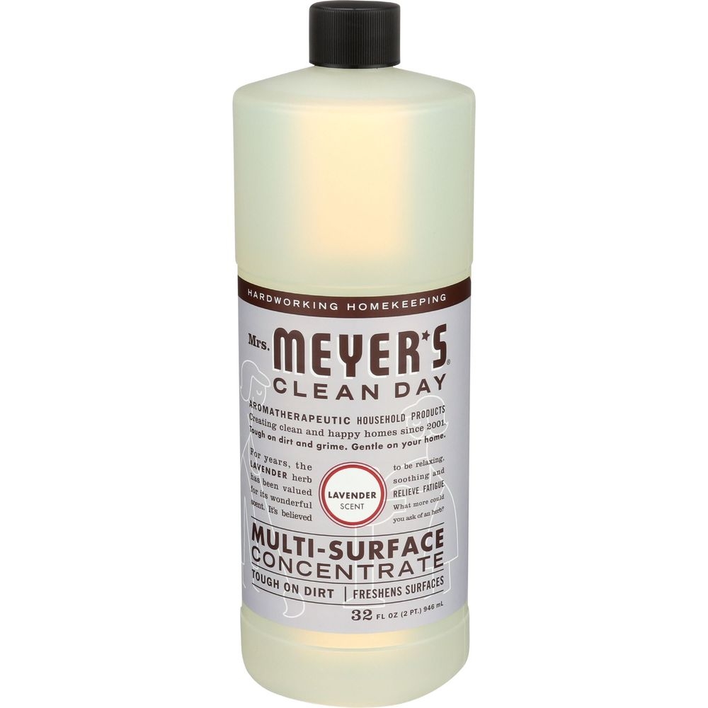 Mrs Meyers Lavender Scent Multi Surface Cleaner Concentrate, 32 Ounce -- 6 per case
