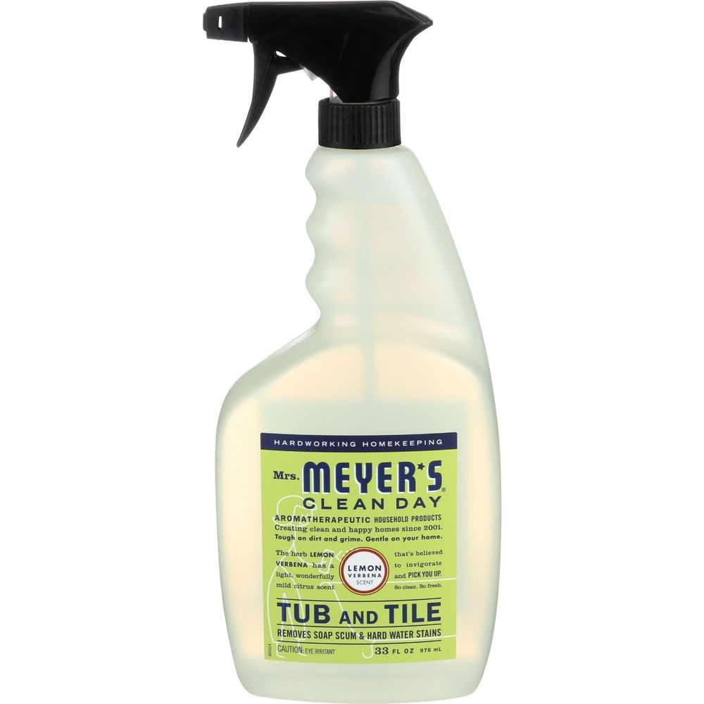Mrs Meyers Lemon Verbena Scent Tub and Tile Cleaner, 33 Ounce -- 6 per case