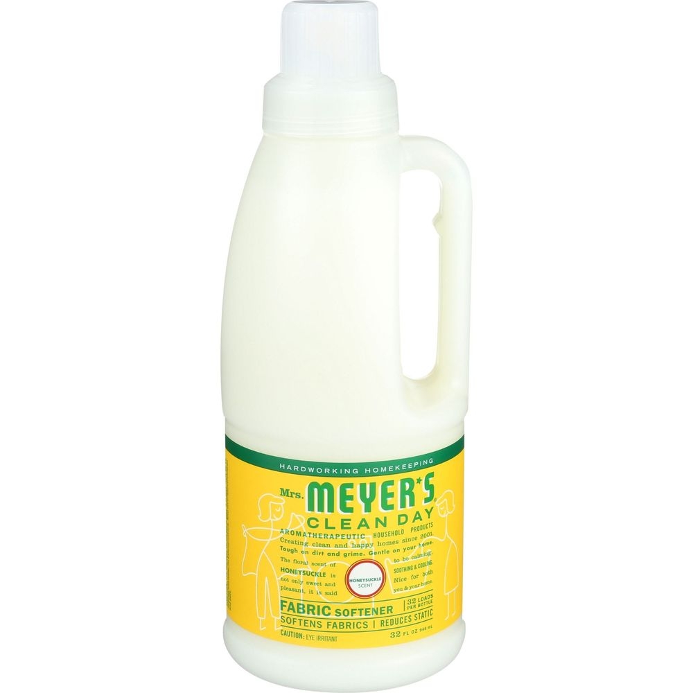 Mrs Meyers Honeysuckle Scent Fabric Softener, 32 Fluid Ounce -- 6 per case