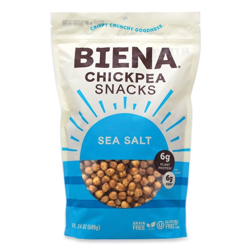 Biena Sea Salt Chickpea Snacks, 24 Ounce Bag