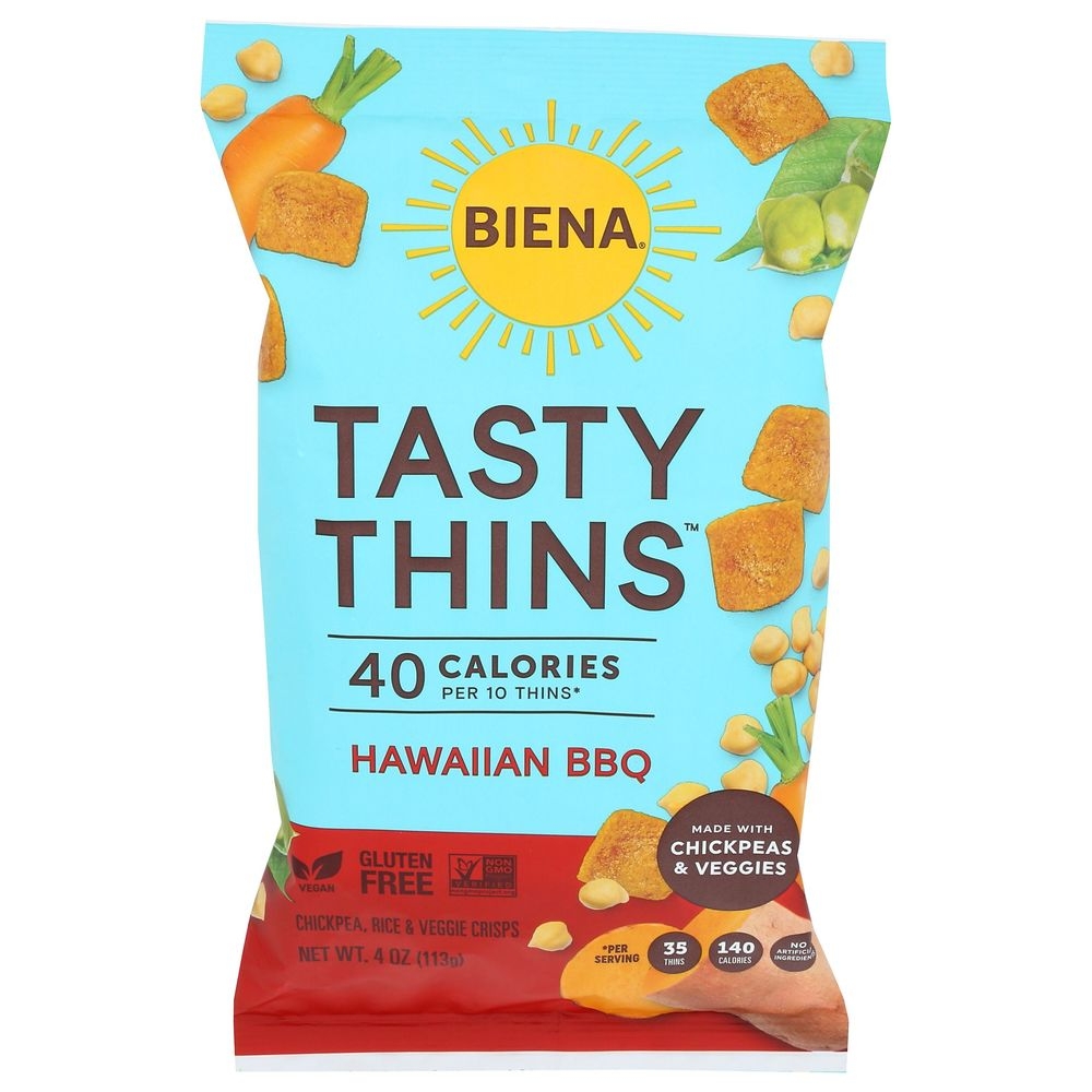 Biena Hawaiian BBQ Tasty Thins, 4 Ounce -- 12 per case