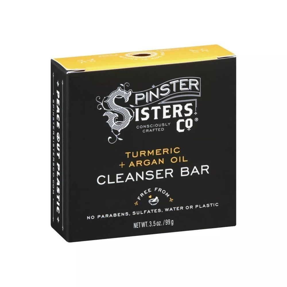 Spinster Sisters Daily Glow Face Cleanser Bar, 3.5 Ounce