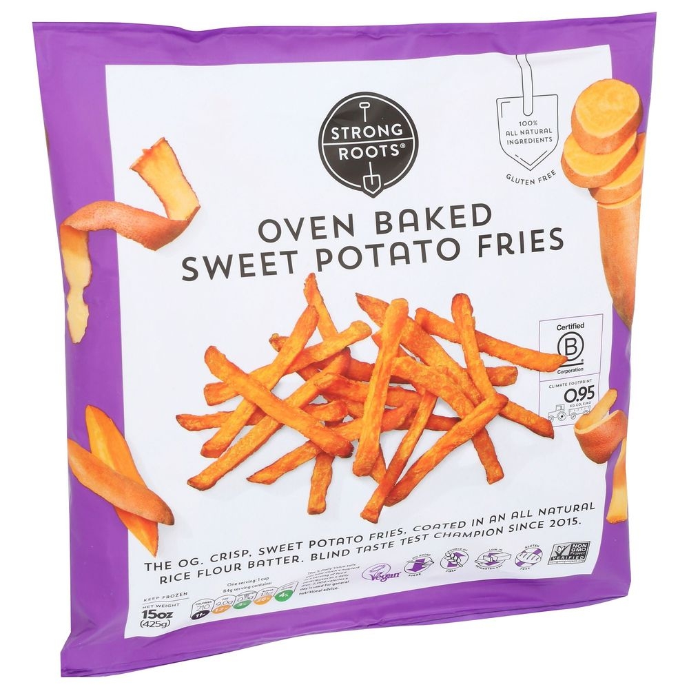 Strong Roots Oven Baked Sweet Potato Fries, 15 Ounce -- 12 per case