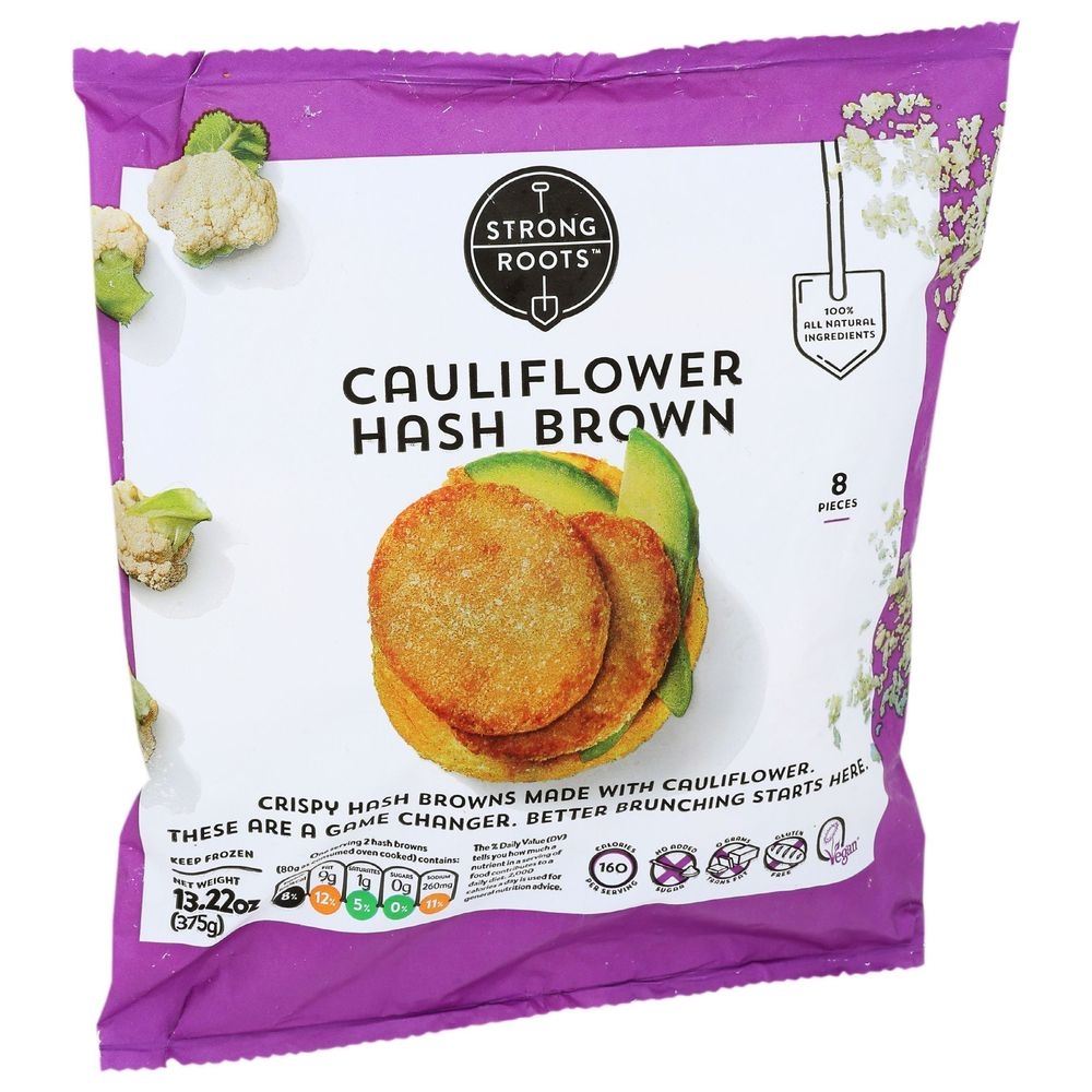 Strong Roots Cauliflower Hash Browns, 13.22 Ounce -- 8 per case