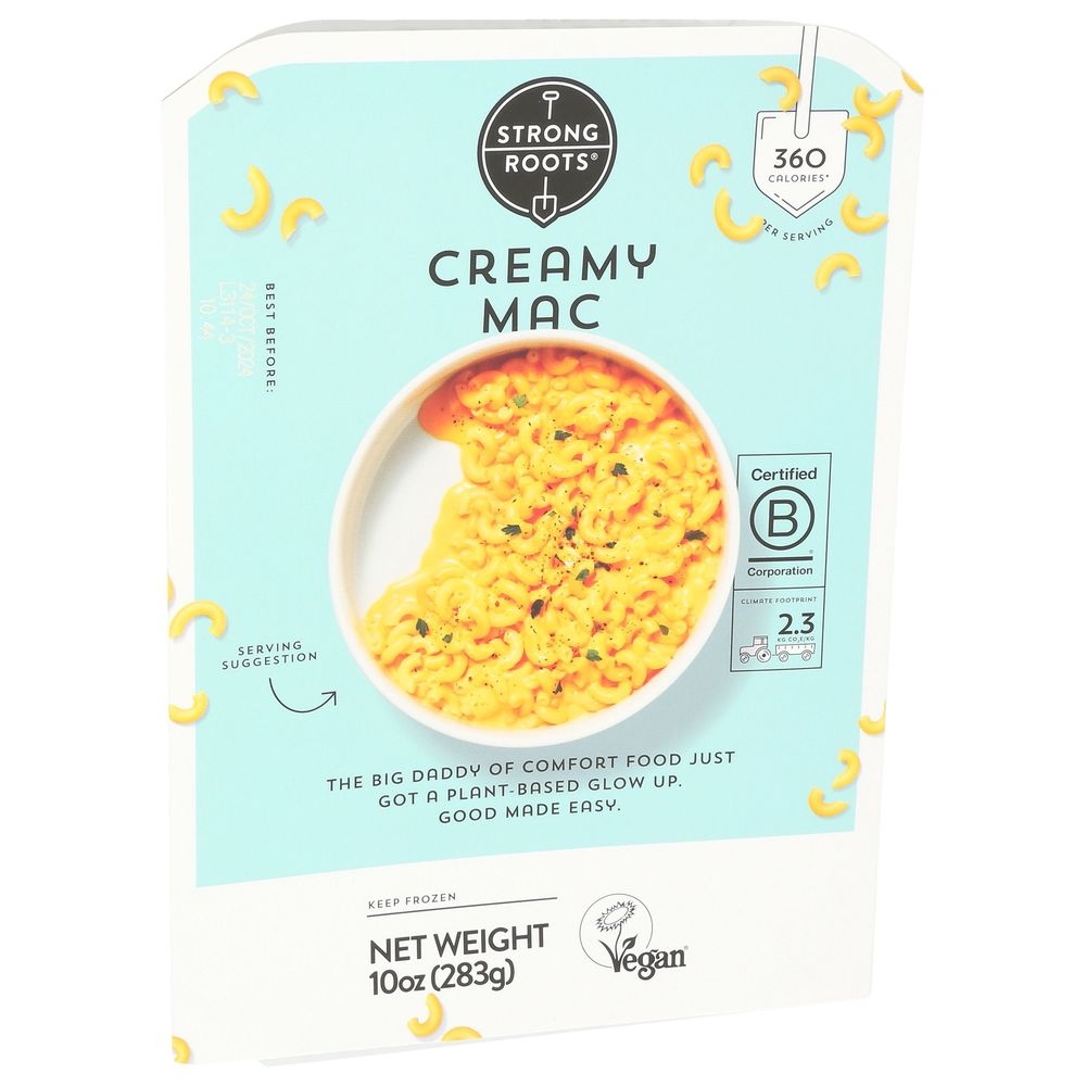 Strong Roots Creamy Mac, 10 Ounce -- 9 per case