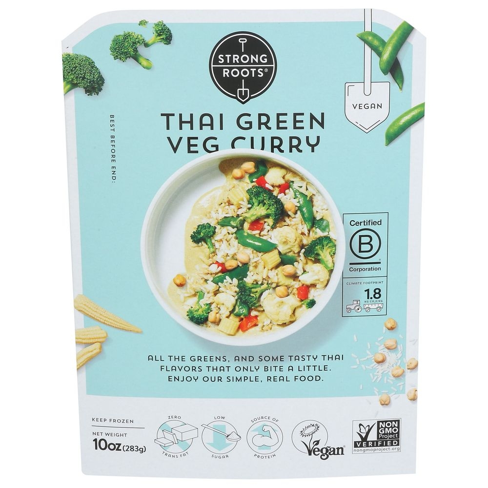 Strong Roots Thai Green Veg Curry, 10 Ounce -- 9 per case