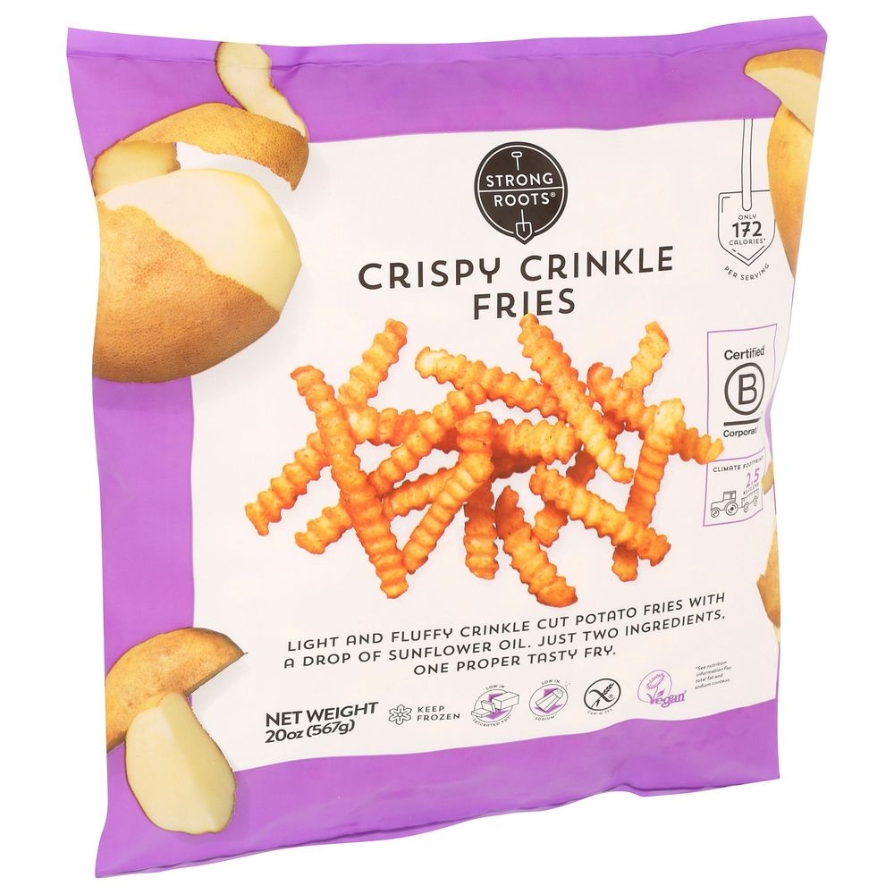Strong Roots Crispy Crinkle Fries, 20 Ounce -- 12 per case
