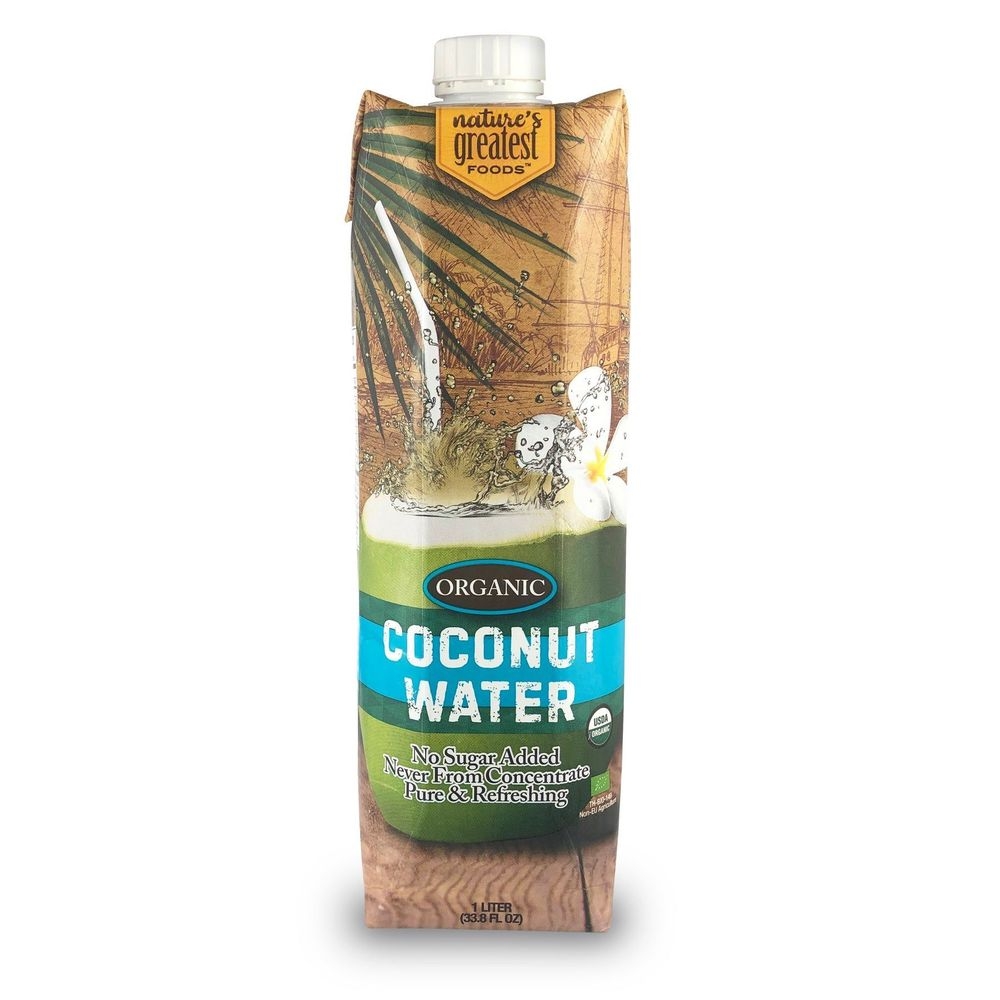 Natures Greatest Coconut Water, 1 Liter -- 6 per case