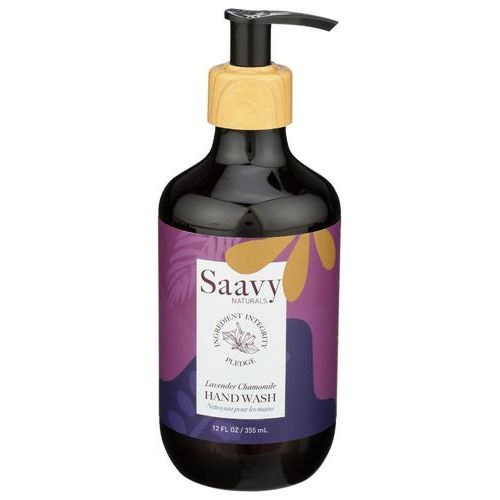 Saavy Naturals Lavender Chamomile Hand Wash, 12 Fluid Ounce