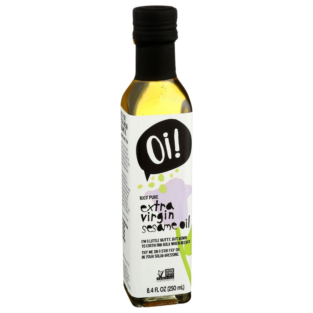 Oi 100 Percent Pure Extra Virgin Sesame Oil, 8.4 Fluid Ounce -- 6 per case