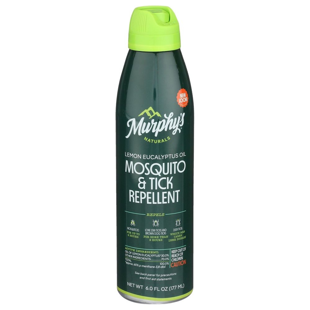 Murphys Naturals Lemon Eucalyptus Oil Mosquito and Tick Repellent, 6 Fluid Ounce -- 6 per case