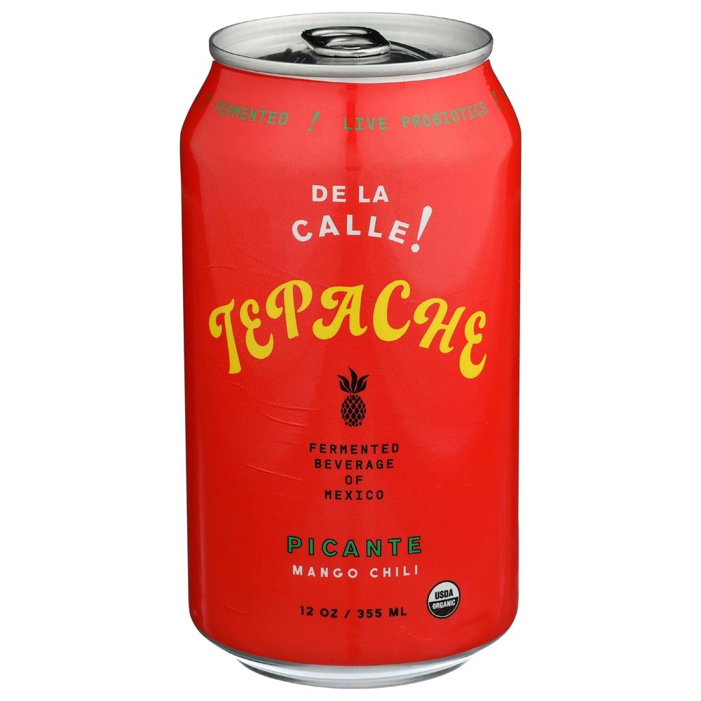 De La Calle Organic Picante Mango Chili Fermented Beverage, 12 Fluid Ounce -- 12 per case