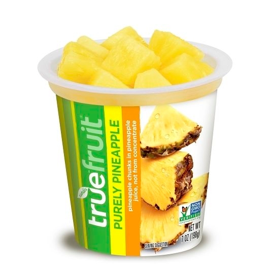 Sundia True Fruit Purely Pineapple with Lid, 7 Ounce -- 12 per case.