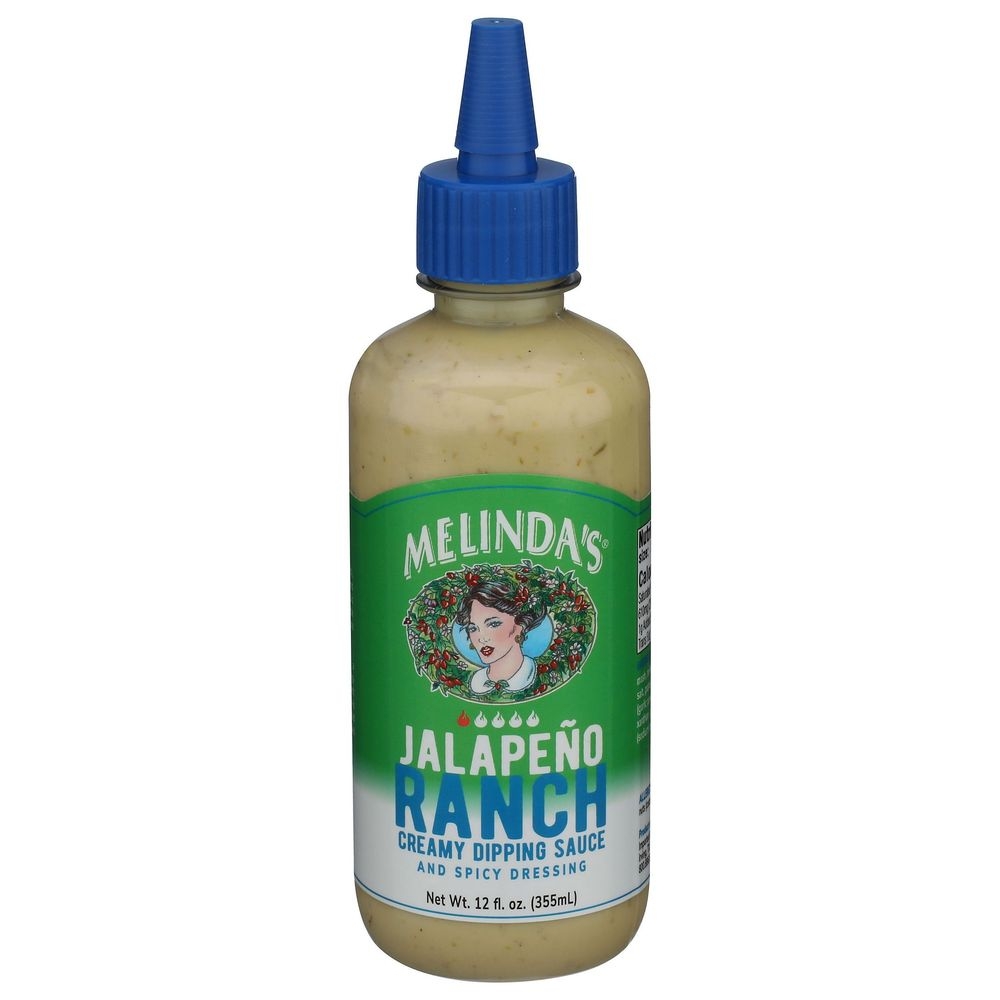 Melindas Ranch Jalapeno Creamy Dipping Sauce, 12 Fluid Ounce -- 6 per case