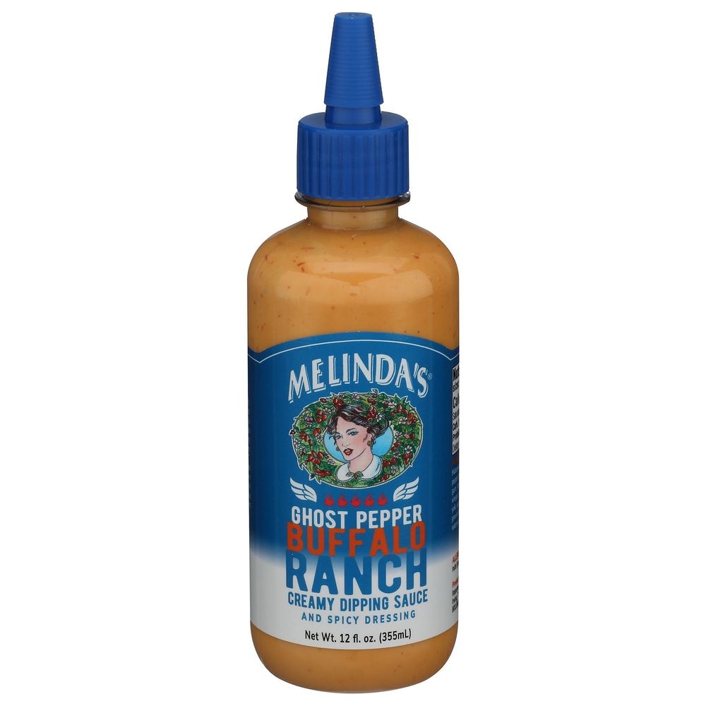 Melindas Ranch Ghost Pepper Buffalo Creamy Dipping Sauce, 12 Fluid Ounce -- 6 per case