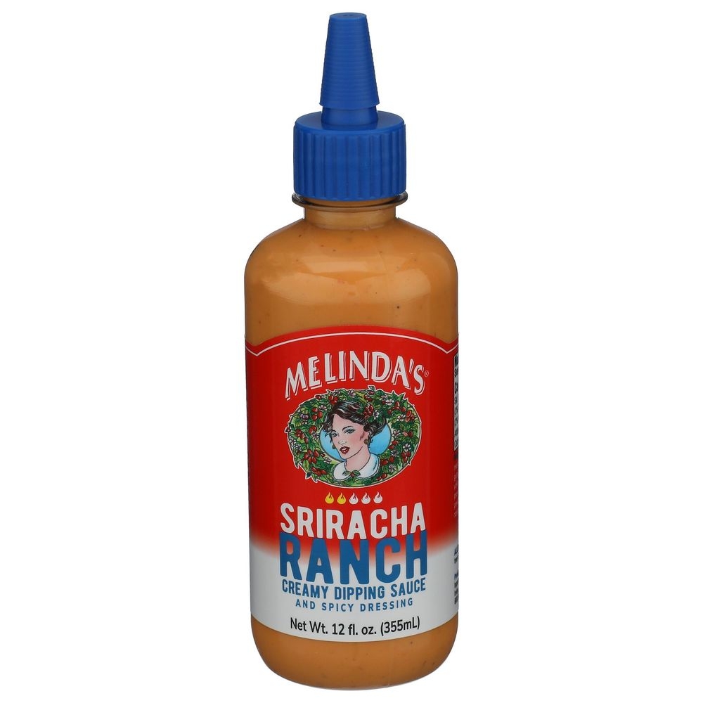Melindas Ranch Sriracha Creamy Dipping Sauce, 12 Fluid Ounce -- 6 per case