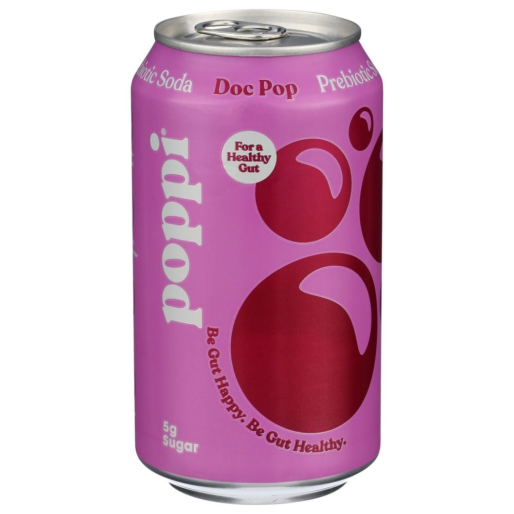 Poppi Doc Pop Prebiotic Soda, 12 Fluid Ounce -- 12 per case